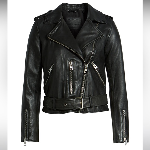 All Saints Jackets & Blazers - All Saints Leather Jacket